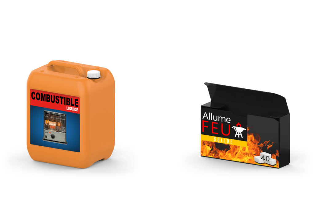 DDS chauffage : combustible, allume feu solide