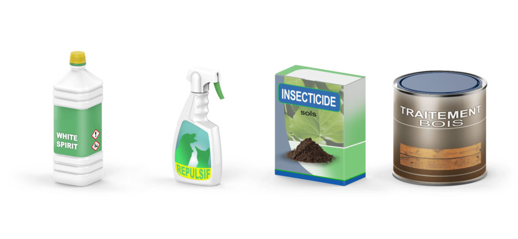 DDS maison : white spirit, répulsif, insecticide, traitement bois