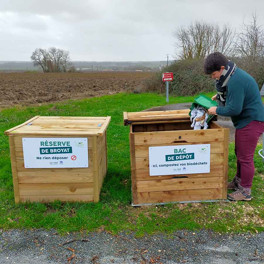 Compostage partagé à Asnières-la-Giraud